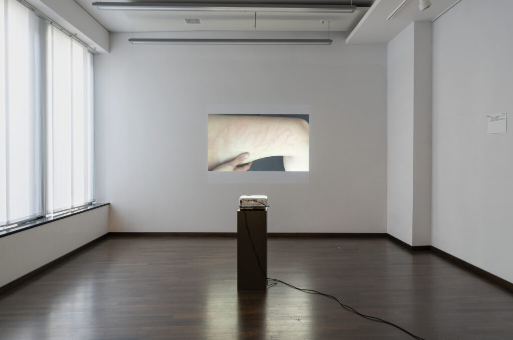 Videoinstallation "Alaya" 2019; Foto: Günzel